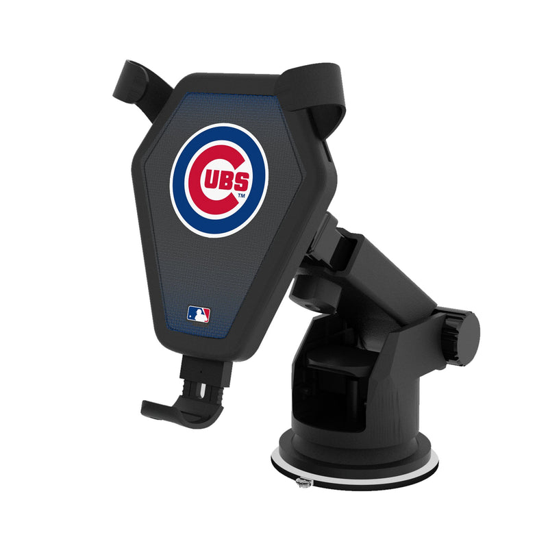 Chicago Cubs Linen Wireless Car Charger