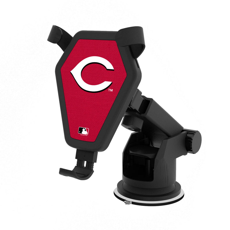 Cincinnati Reds Solid Wireless Car Charger