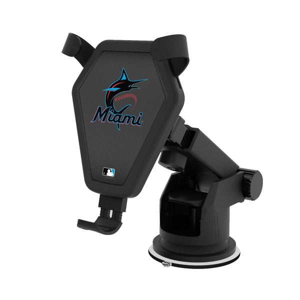 Miami Marlins Linen Wireless Car Charger