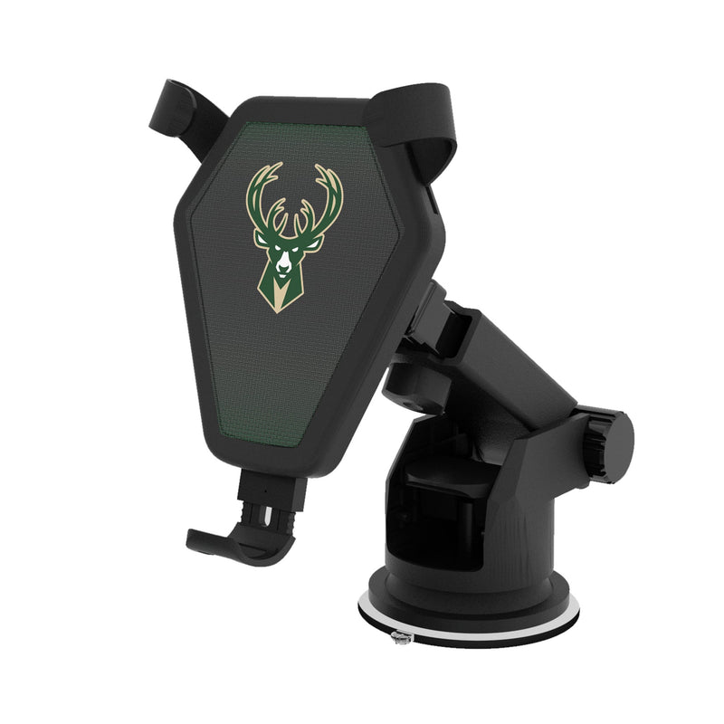 Milwaukee Bucks Linen Wireless Car Charger