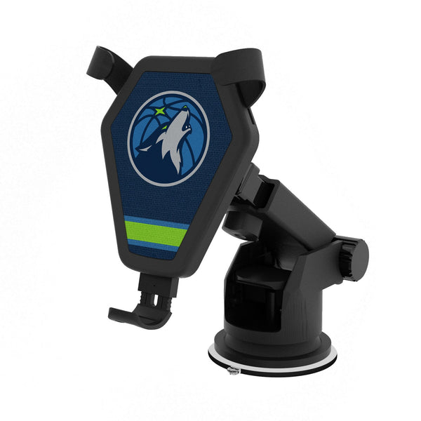 Minnesota Timberwolves Stripe Wireless Car Charger