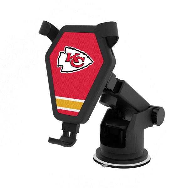 Kansas City Chiefs Stripe Wireless Car Charger