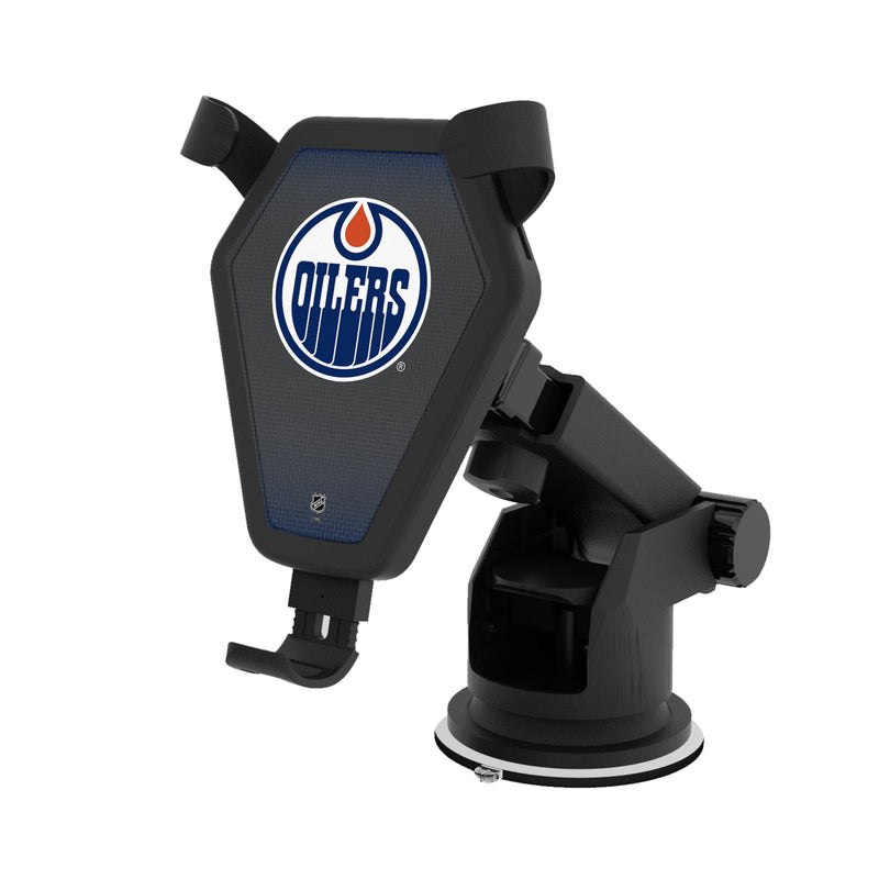 Edmonton Oilers Linen Wireless Car Charger