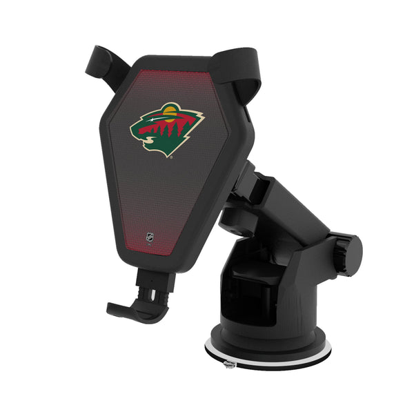 Minnesota Wild Linen Wireless Car Charger