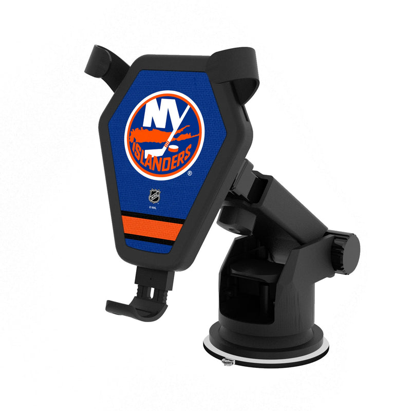 New York Islanders Stripe Wireless Car Charger