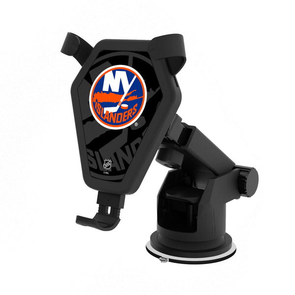 New York Islanders Monocolor Tilt Wireless Car Charger