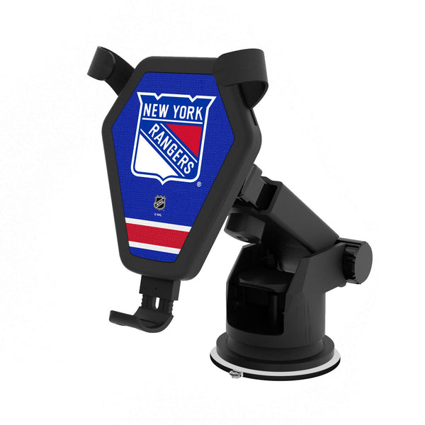 New York Rangers Stripe Wireless Car Charger