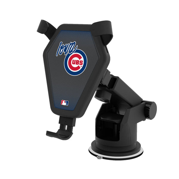 Iowa Cubs Linen Wireless Car Charger