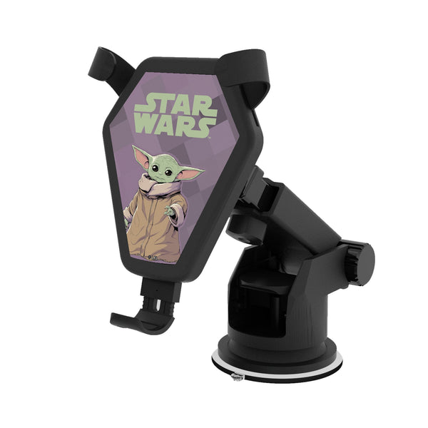 Star Wars: The Mandalorian Grogu Color Block Wireless Car Charger