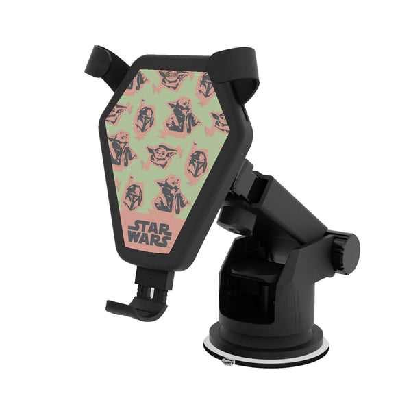 Star Wars: The Mandalorian Grogu Pattern Wireless Car Charger