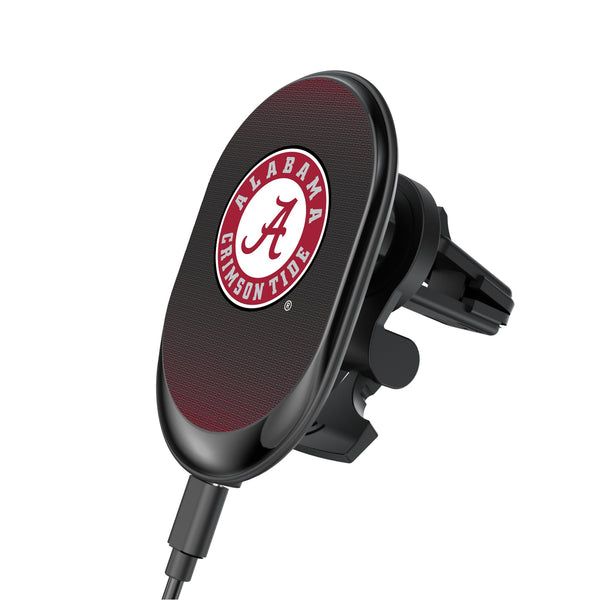 University of Alabama Crimson Tide Linen Wireless Mag Car Charger