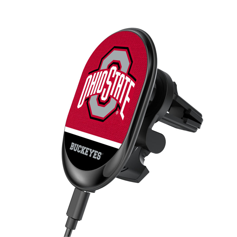 Ohio State University Buckeyes Endzone Solid Wireless Mag Car Charger