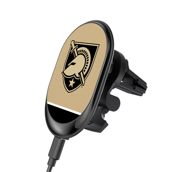 United States Military Academy Black Knights Endzone Solid Wireless Mag Car Charger