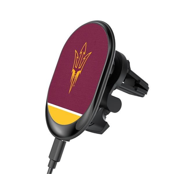 Arizona State University Sun Devils Endzone Solid Wireless Mag Car Charger