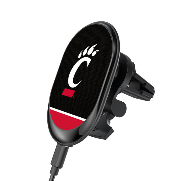 University of Cincinnati Bearcats Endzone Solid Wireless Mag Car Charger