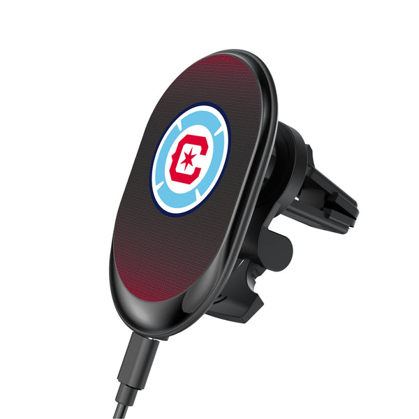 Chicago Fire  Linen Wireless Mag Car Charger