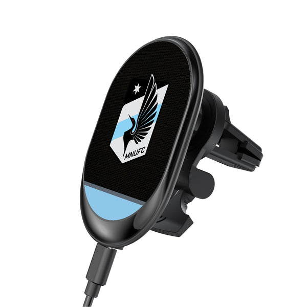 Minnesota United FC   Endzone Solid Wireless Mag Car Charger