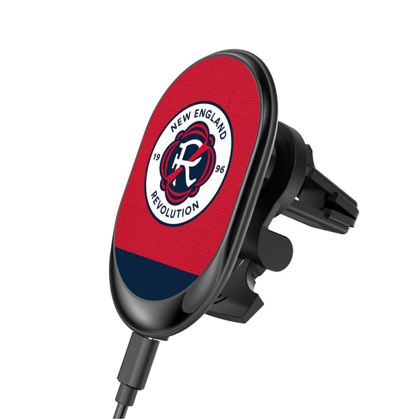 New England Revolution  Endzone Solid Wireless Mag Car Charger