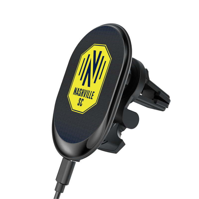 Nashville SC  Linen Wireless Mag Car Charger