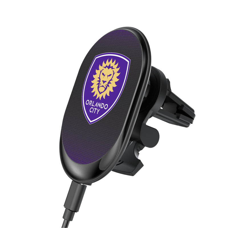 Orlando City Soccer Club  Linen Wireless Mag Car Charger