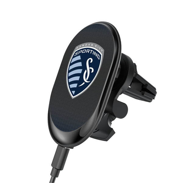 Sporting Kansas City   Linen Wireless Mag Car Charger