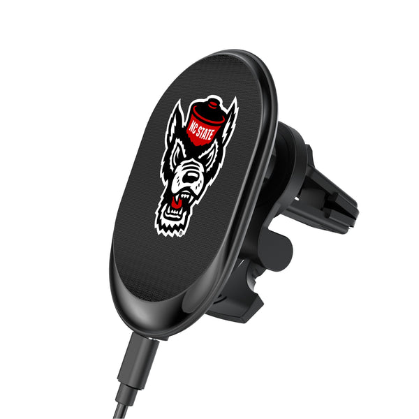 North Carolina State University Wolfpack Linen Wireless Mag Car Charger