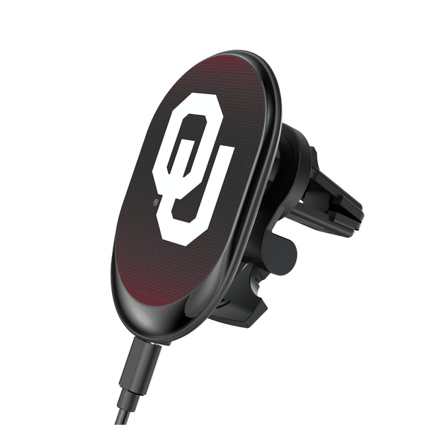 University of Oklahoma Sooners Linen Wireless Mag Car Charger