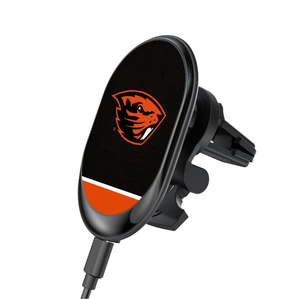 Oregon State University Beavers Endzone Solid Wireless Mag Car Charger