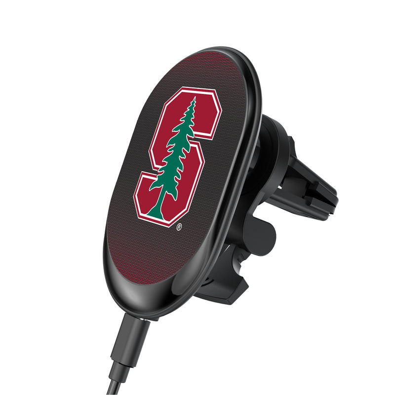 Stanford University Cardinal Linen Wireless Mag Car Charger