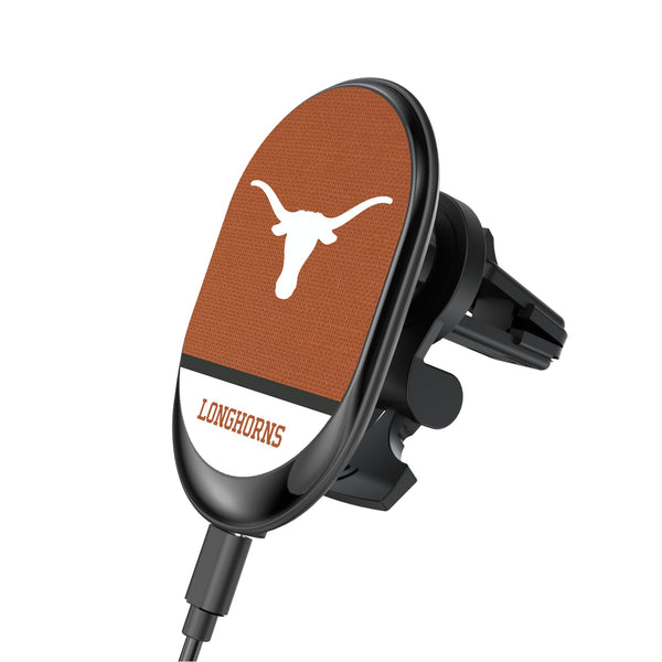 University of Texas Longhorns Endzone Solid Wireless Mag Car Charger