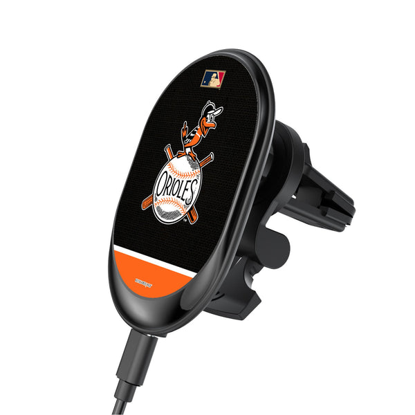 Baltimore Orioles 1954-1963 - Cooperstown Collection Endzone Solid Wireless Mag Car Charger