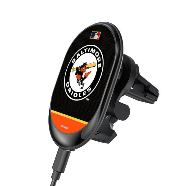 Baltimore Orioles 1966-1969 - Cooperstown Collection Endzone Solid Wireless Mag Car Charger