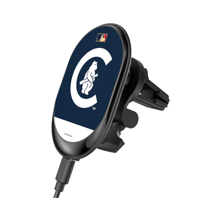 Chicago Cubs 1911-1912 - Cooperstown Collection Endzone Solid Wireless Mag Car Charger