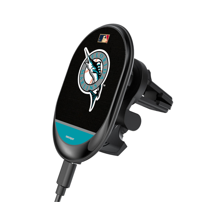 Miami Marlins 1993-2011 - Cooperstown Collection Endzone Solid Wireless Mag Car Charger