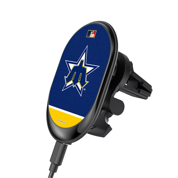 Seattle Mariners 1981-1986 - Cooperstown Collection Endzone Solid Wireless Mag Car Charger