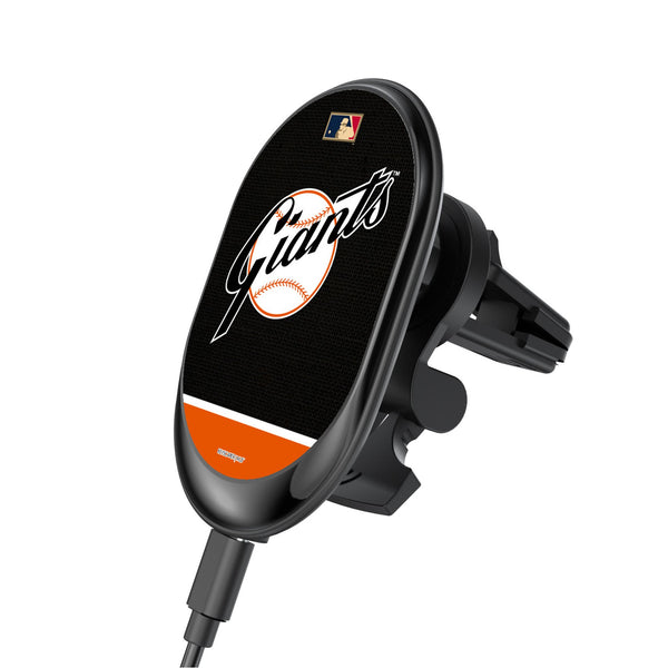 San Francisco Giants 1958-1967 - Cooperstown Collection Endzone Solid Wireless Mag Car Charger