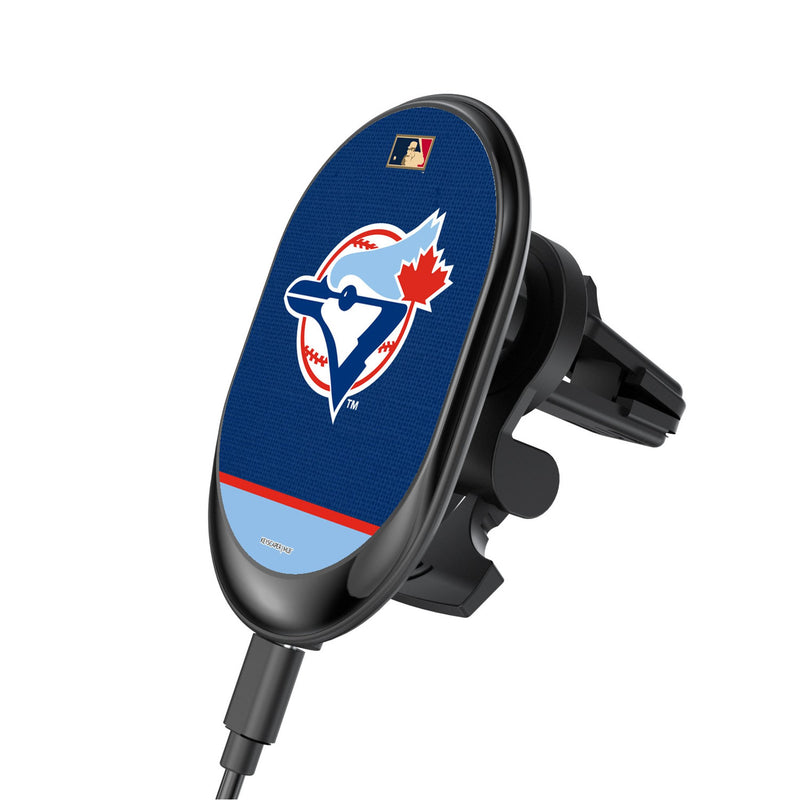 Toronto Blue Jays 1977-1988 - Cooperstown Collection Endzone Solid Wireless Mag Car Charger