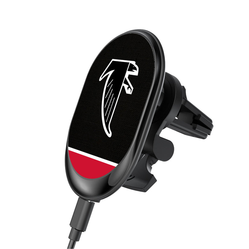 Atlanta Falcons Classic  Endzone Solid Wireless Mag Car Charger