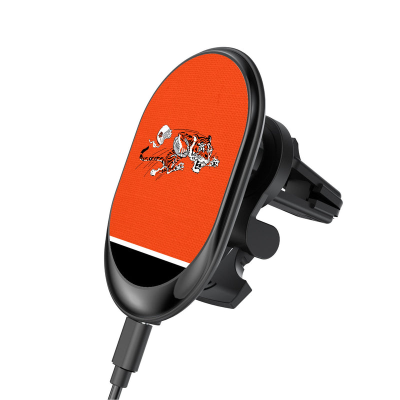 Cincinnati Bengals Historic Collection Endzone Solid Wireless Mag Car Charger