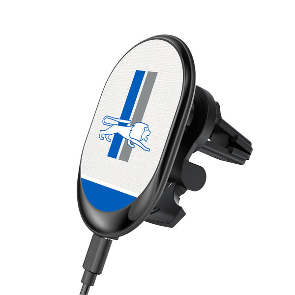 Detroit Lions Retro Endzone Solid Wireless Mag Car Charger