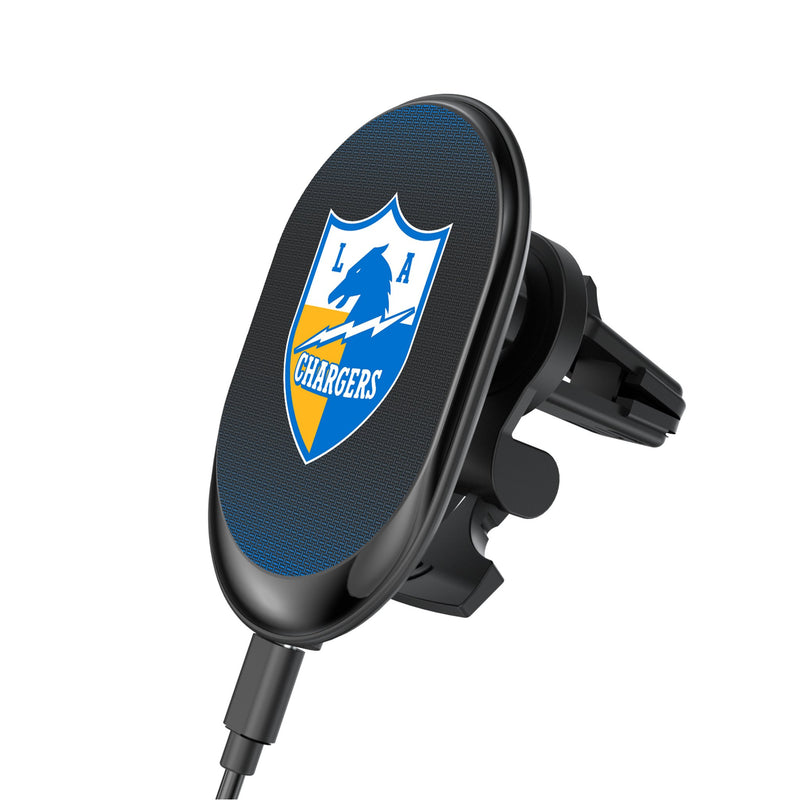 Los Angeles Chargers Historic Collection Linen Wireless Mag Car Charger