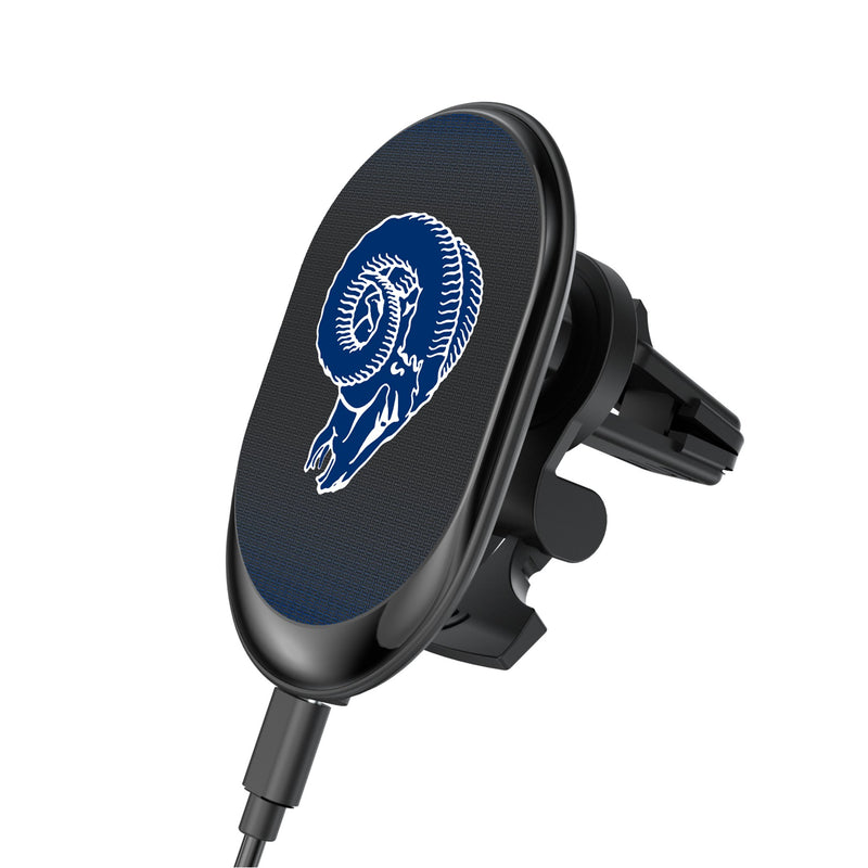 Los Angeles Rams Historic Collection Linen Wireless Mag Car Charger