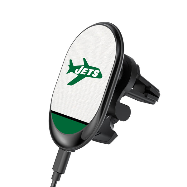 New York Jets 1963 Historic Collection Endzone Solid Wireless Mag Car Charger