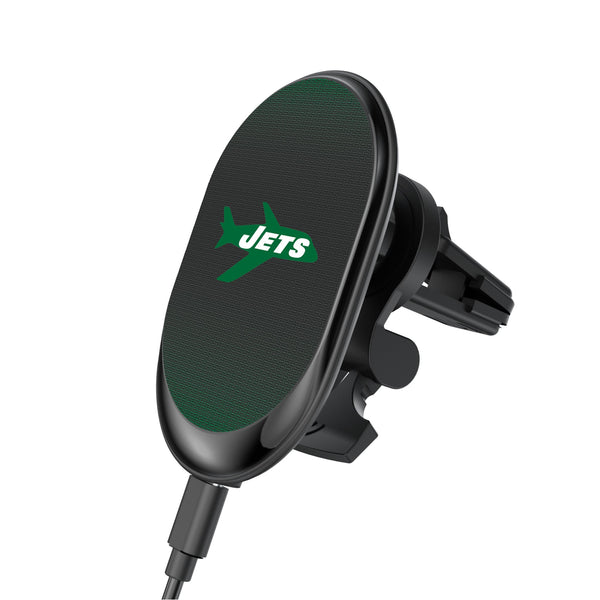 New York Jets 1963 Historic Collection Linen Wireless Mag Car Charger