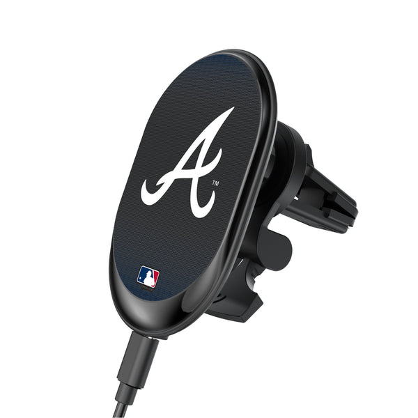 Atlanta Braves Linen Wireless Mag Car Charger