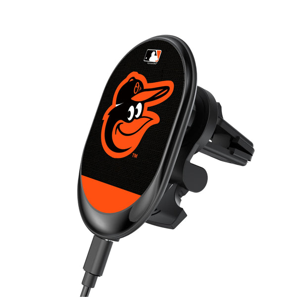 Baltimore Orioles Endzone Solid Wireless Mag Car Charger