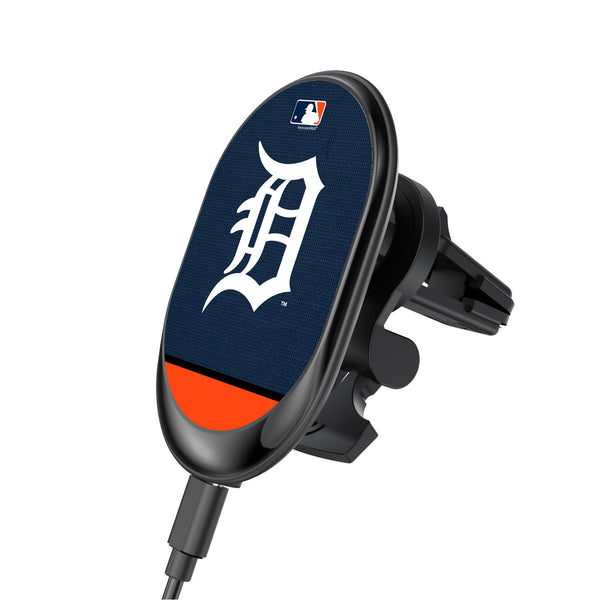 Detroit Tigers Endzone Solid Wireless Mag Car Charger