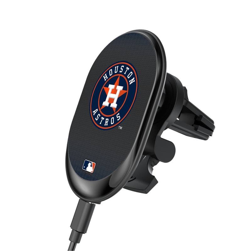 Houston Astros Linen Wireless Mag Car Charger