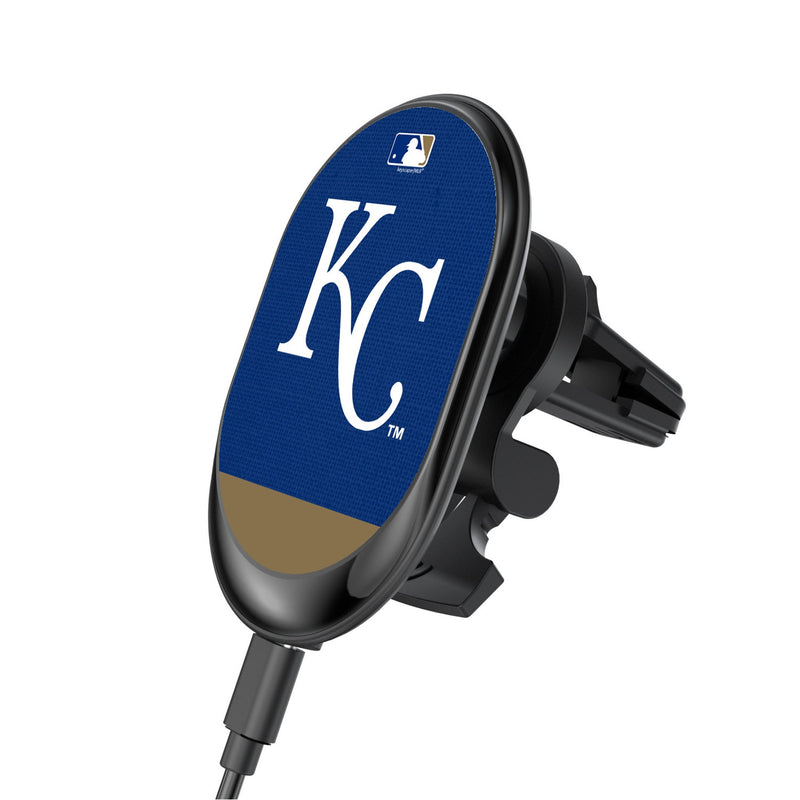 Kansas City Royals Endzone Solid Wireless Mag Car Charger