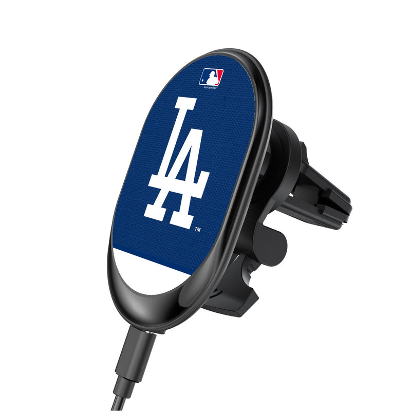 LA Dodgers Endzone Solid Wireless Mag Car Charger